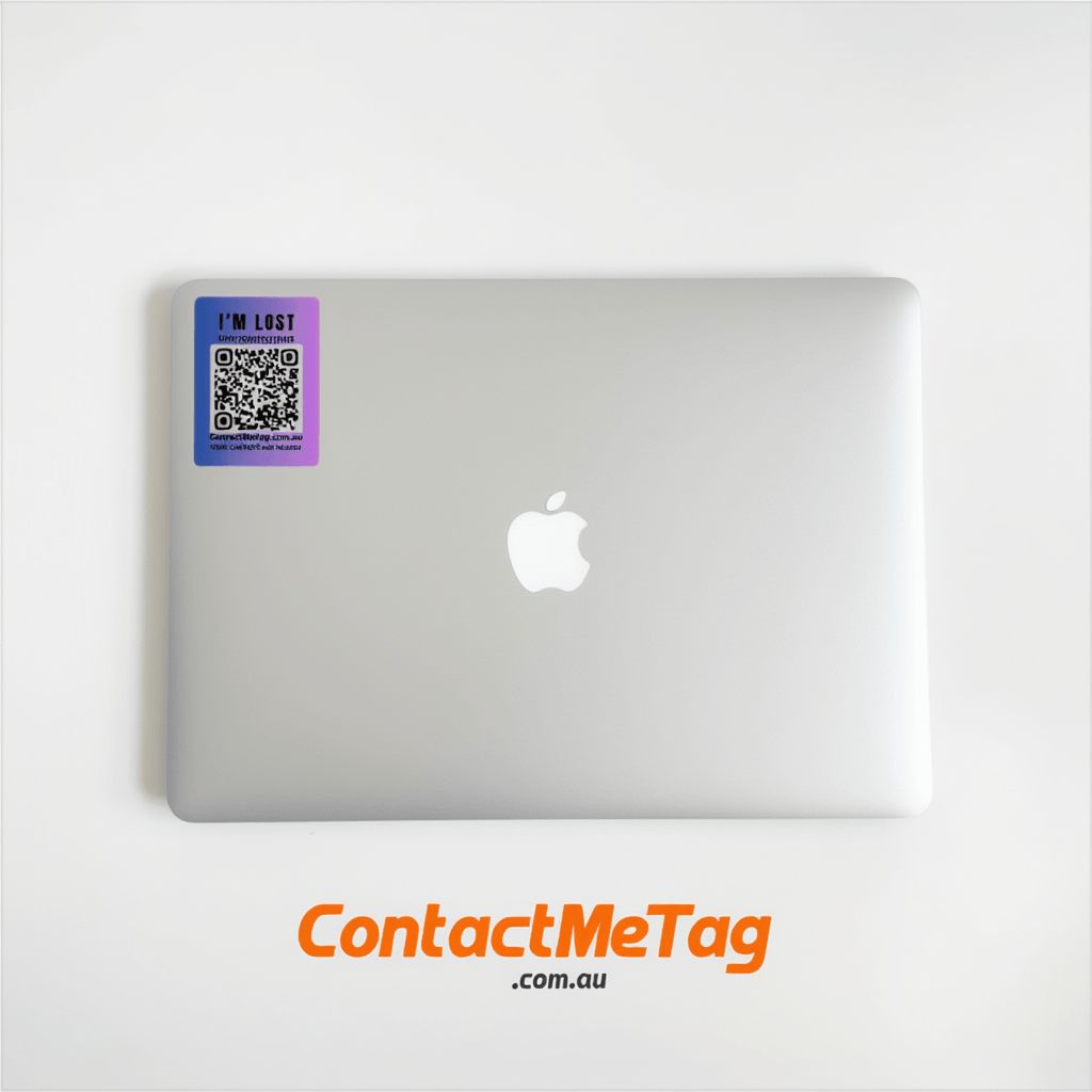 I'M Lost QR Code Sticker — Laptop Tag view 2