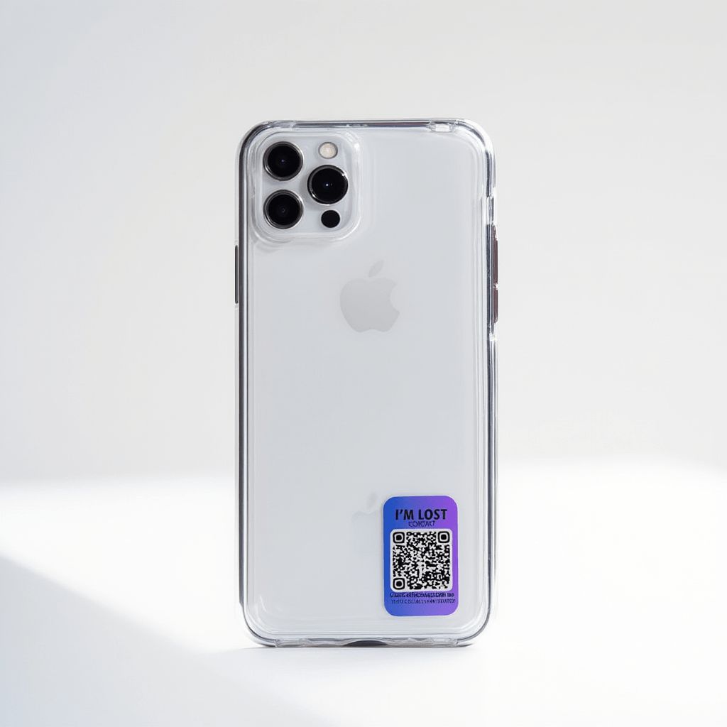 I'M Lost QR Code Sticker — Laptop Tag view 8