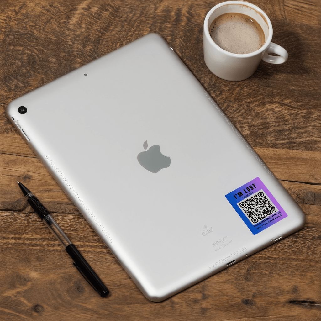 I'M Lost QR Code Sticker — Laptop Tag view 6