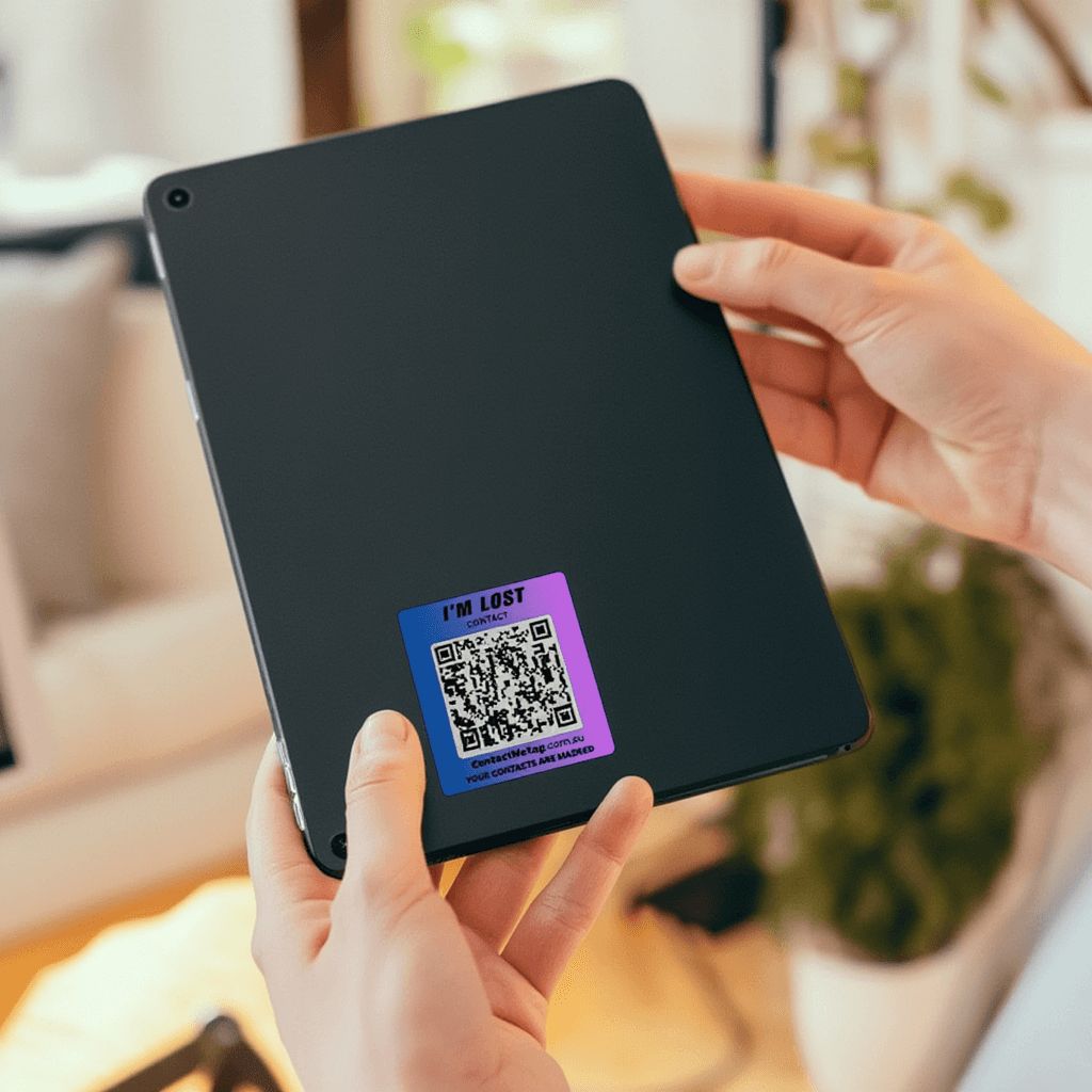 I'M Lost QR Code Sticker — Laptop Tag view 7
