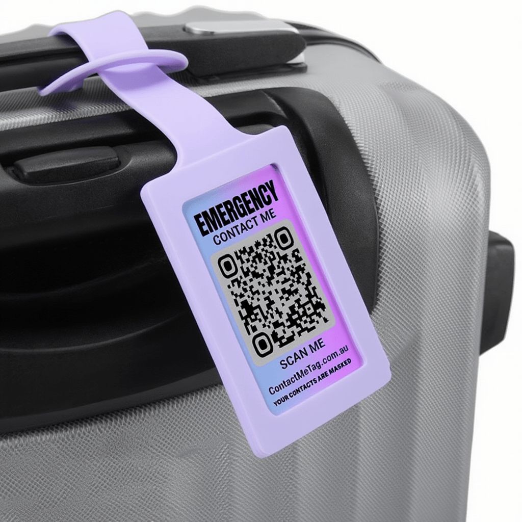 Emergency QR Code Card — Travel Tag