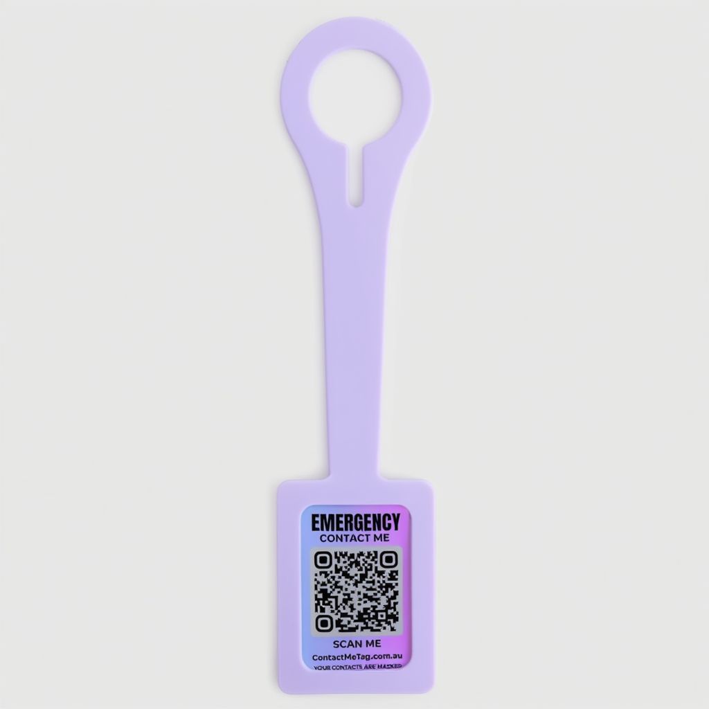 Emergency QR Code Card — Travel Tag view 3